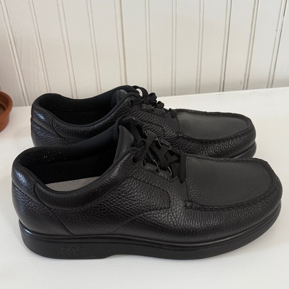 Men\'s SAS Black Leather Lace Up Shoes, Size 8.5 main image 9